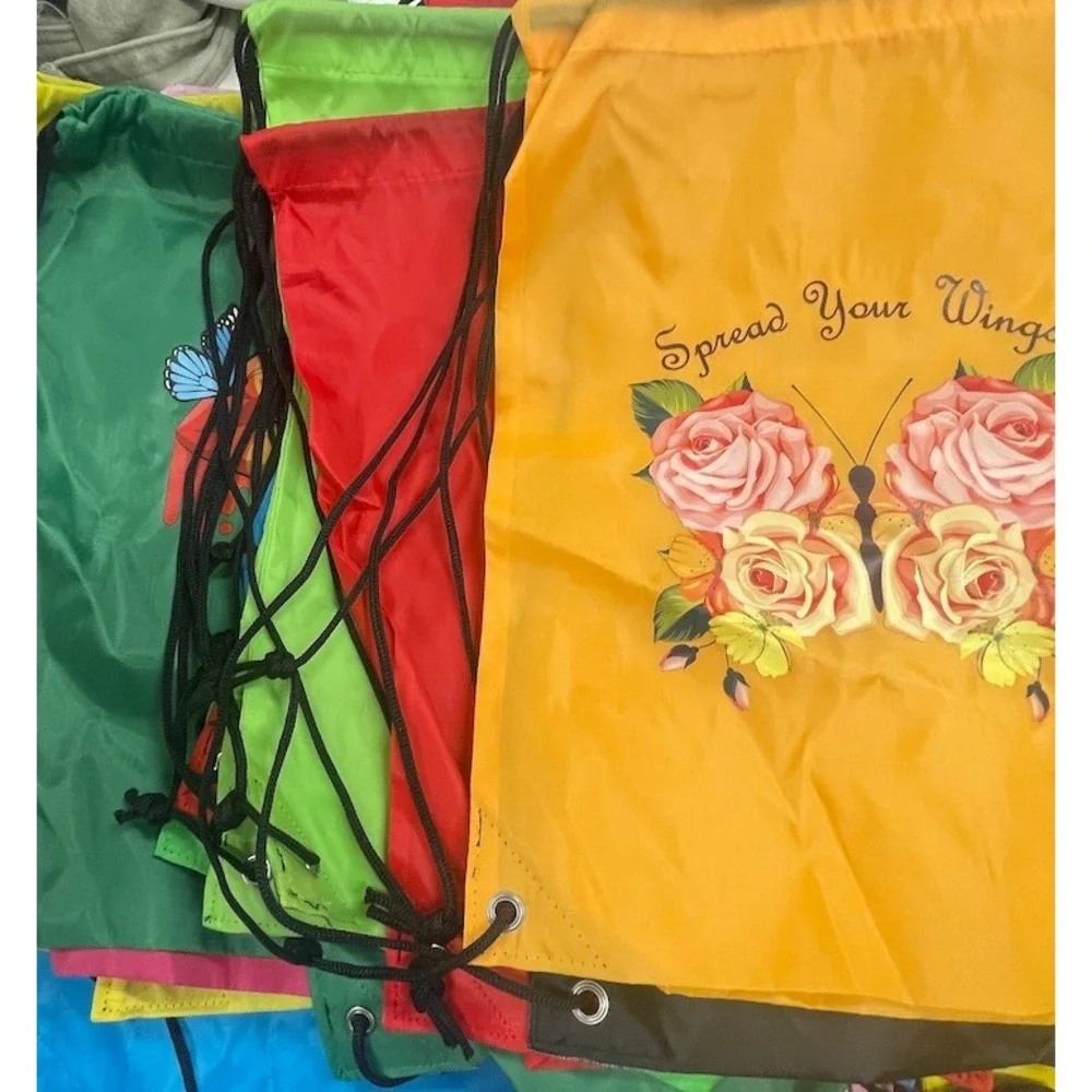 Homeschool Project for Sale 39 Draw‎ String Backs Packs with Iron Ons